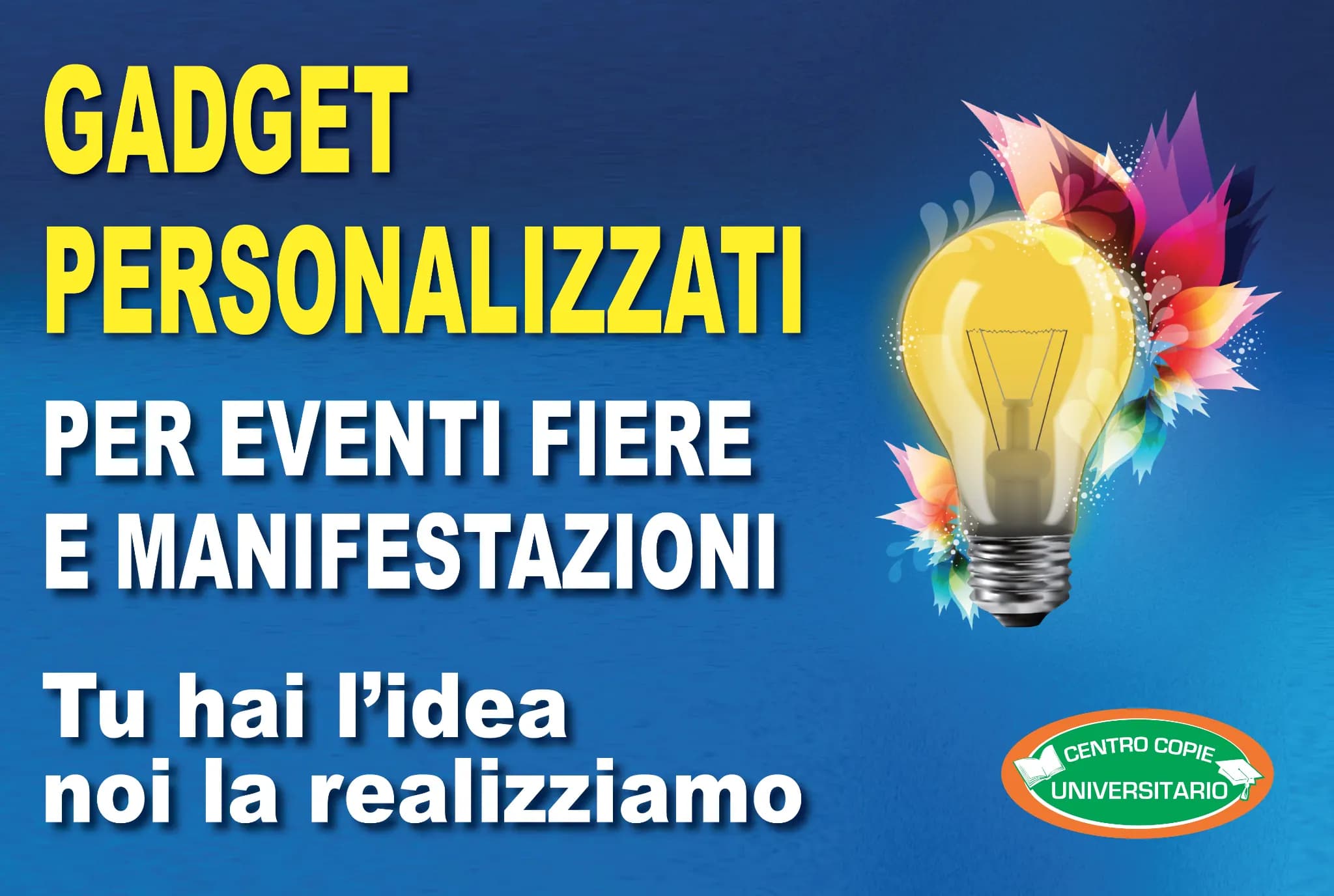 Gadget personalizzati per eventi, fiere e manifestazioni - Centro Copie Universitario