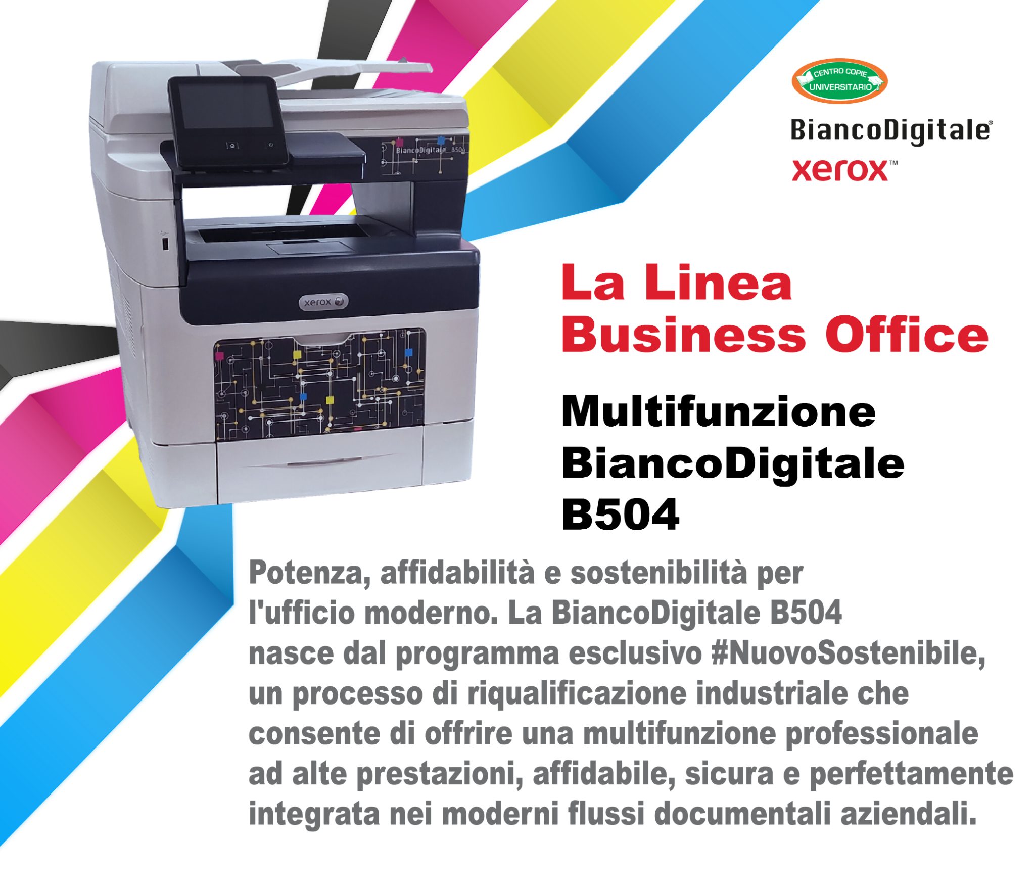 Multifunzione BiancoDigitale B504 Xerox